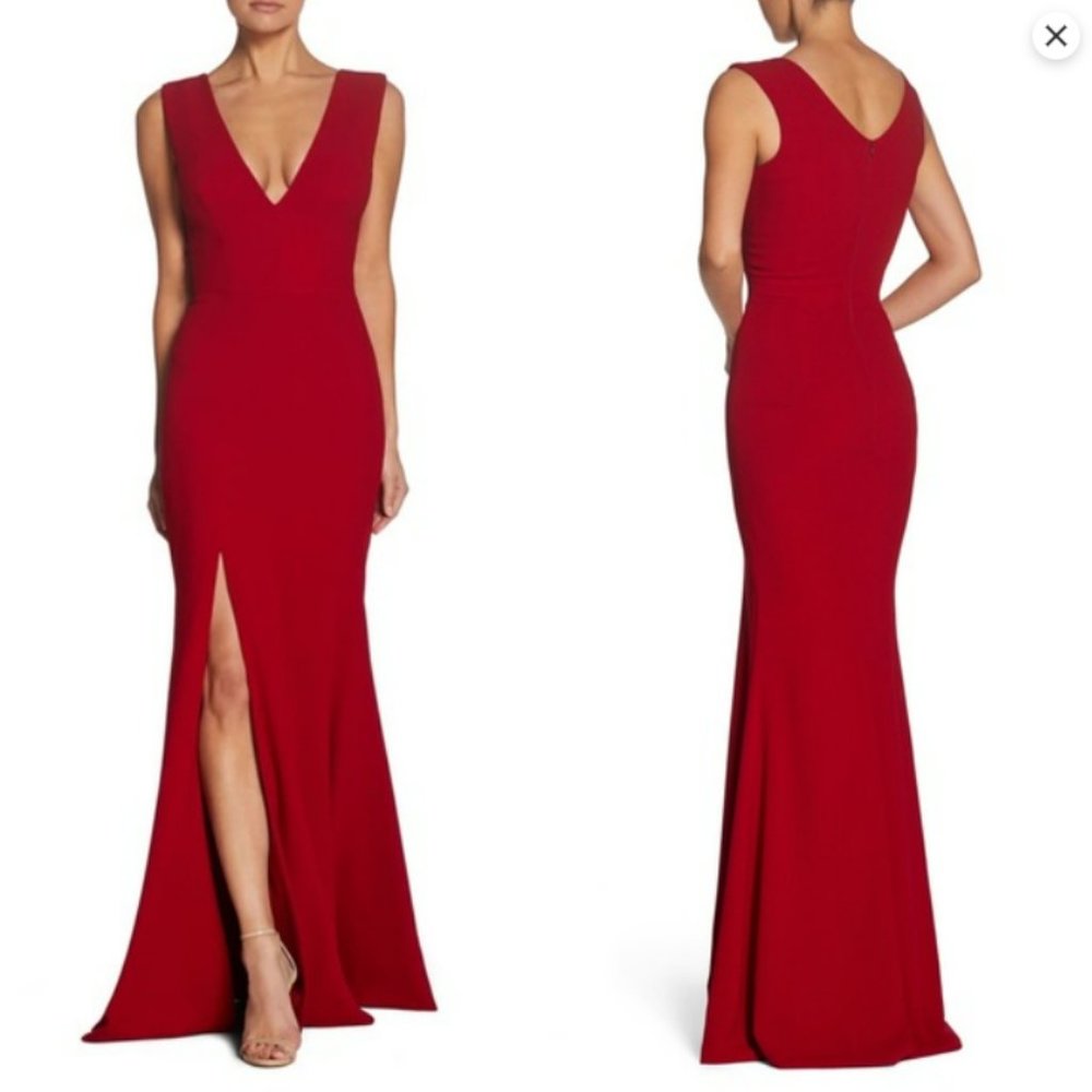 Dress The Population Sandra Trumpet Gown